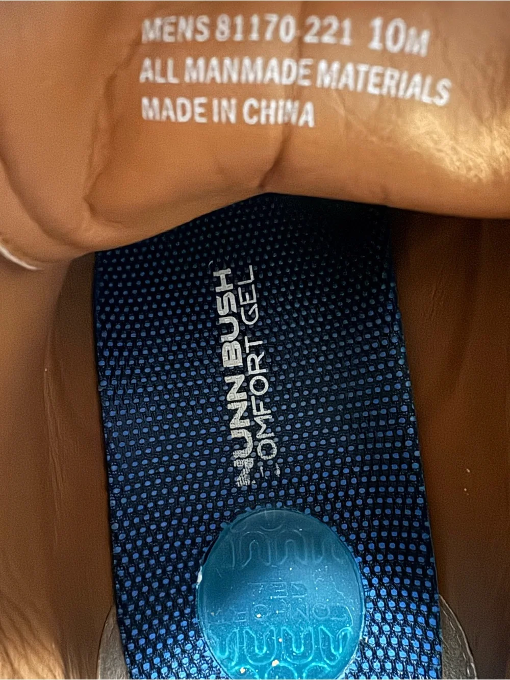 Nunn Bush Chestnut Brown Leather-like Chukka Boots